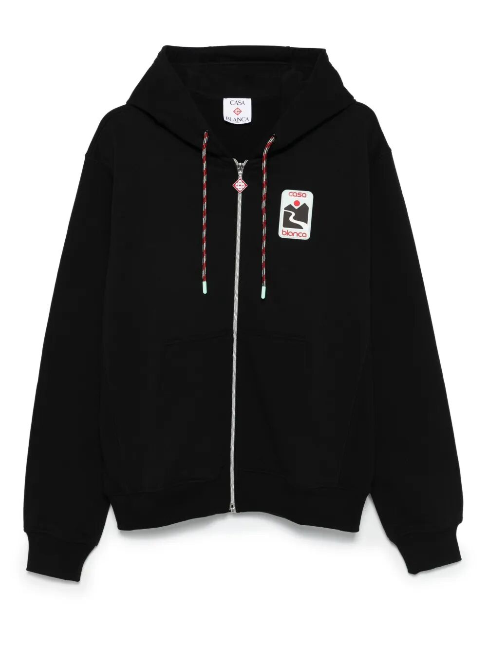 CASABLANCA Sunset Valley Zip Through Hoodie