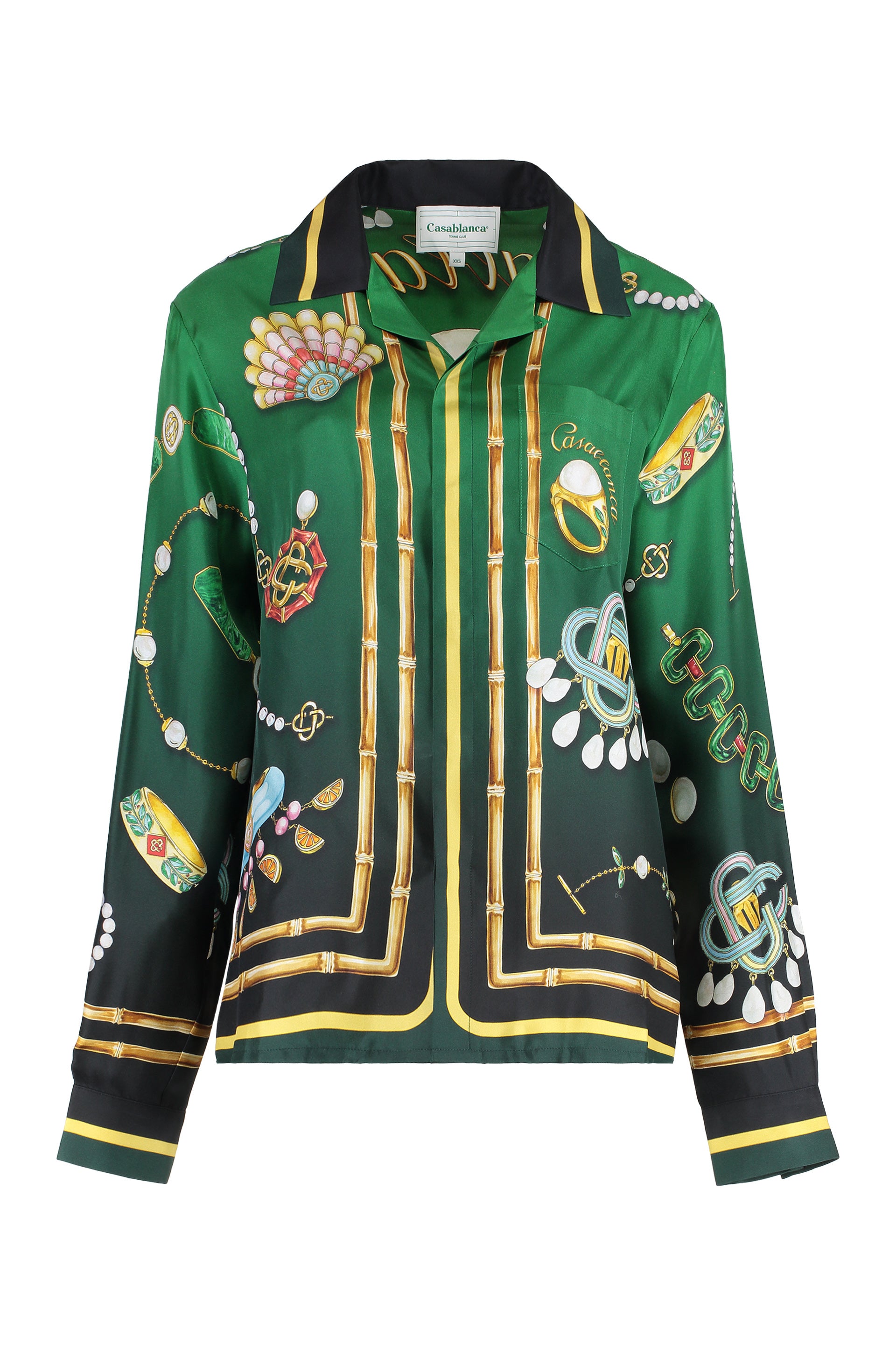 CASABLANCA Printed Silk Shirt