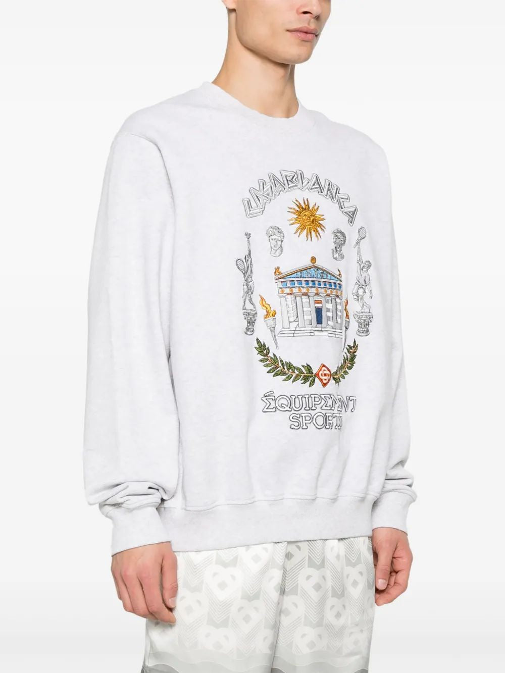 CASABLANCA Metaphysical Tennis Icon Printed Sweater - Men's Spring/Summer 2025