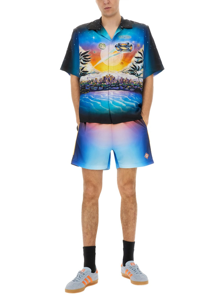 CASABLANCA Multicolour Silk Shirt for Men - Size Large