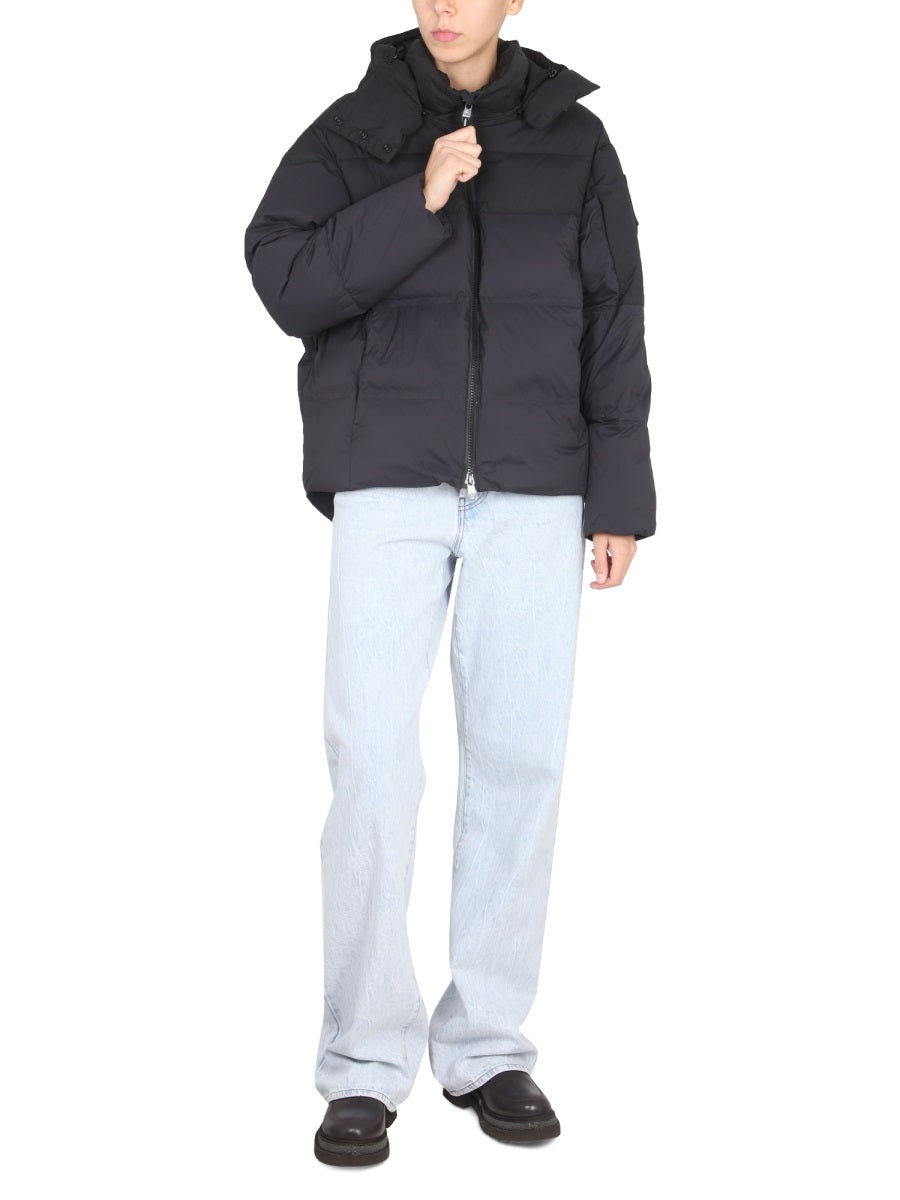 NOBIS Women's Down Hooded Jacket with Drawstring Front