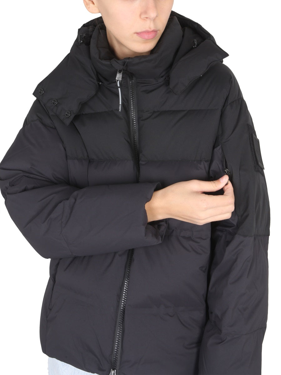 NOBIS Women's Down Hooded Jacket with Drawstring Front