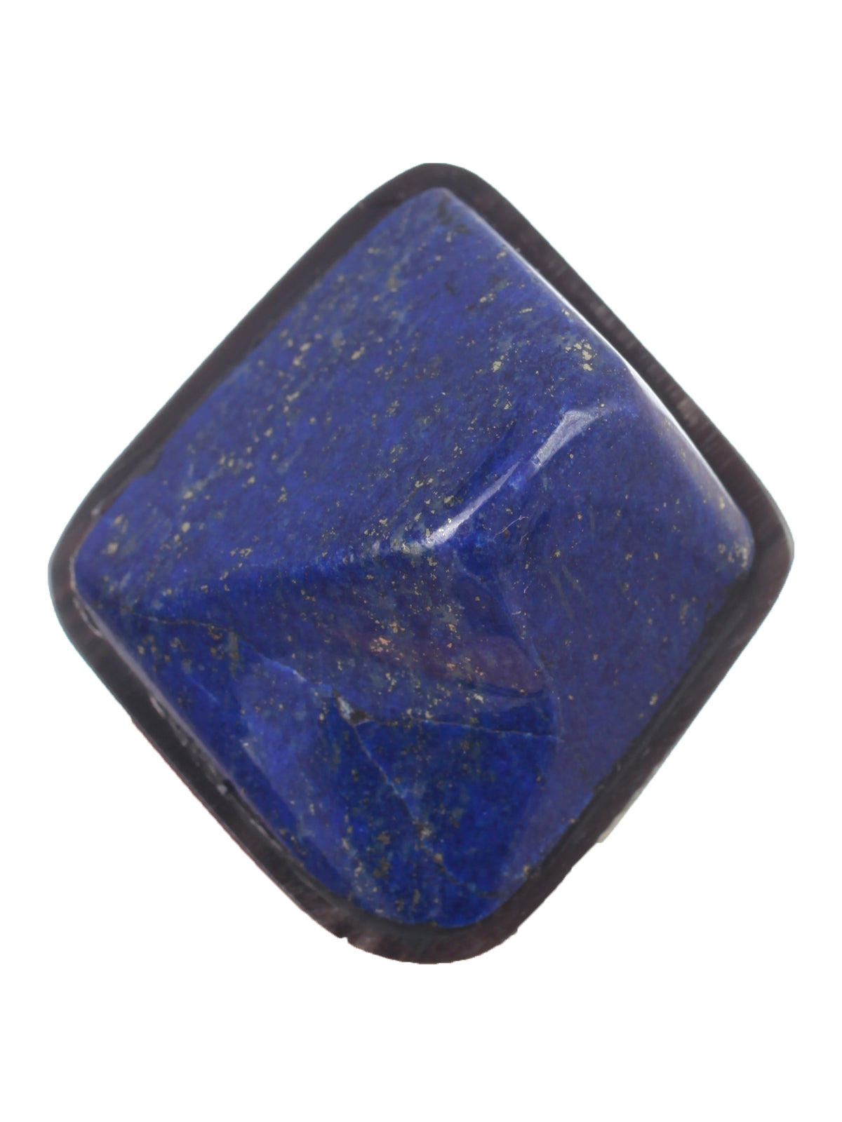 MONIES Elegant Horn and Lapis Lazuli Ring - Mini Size