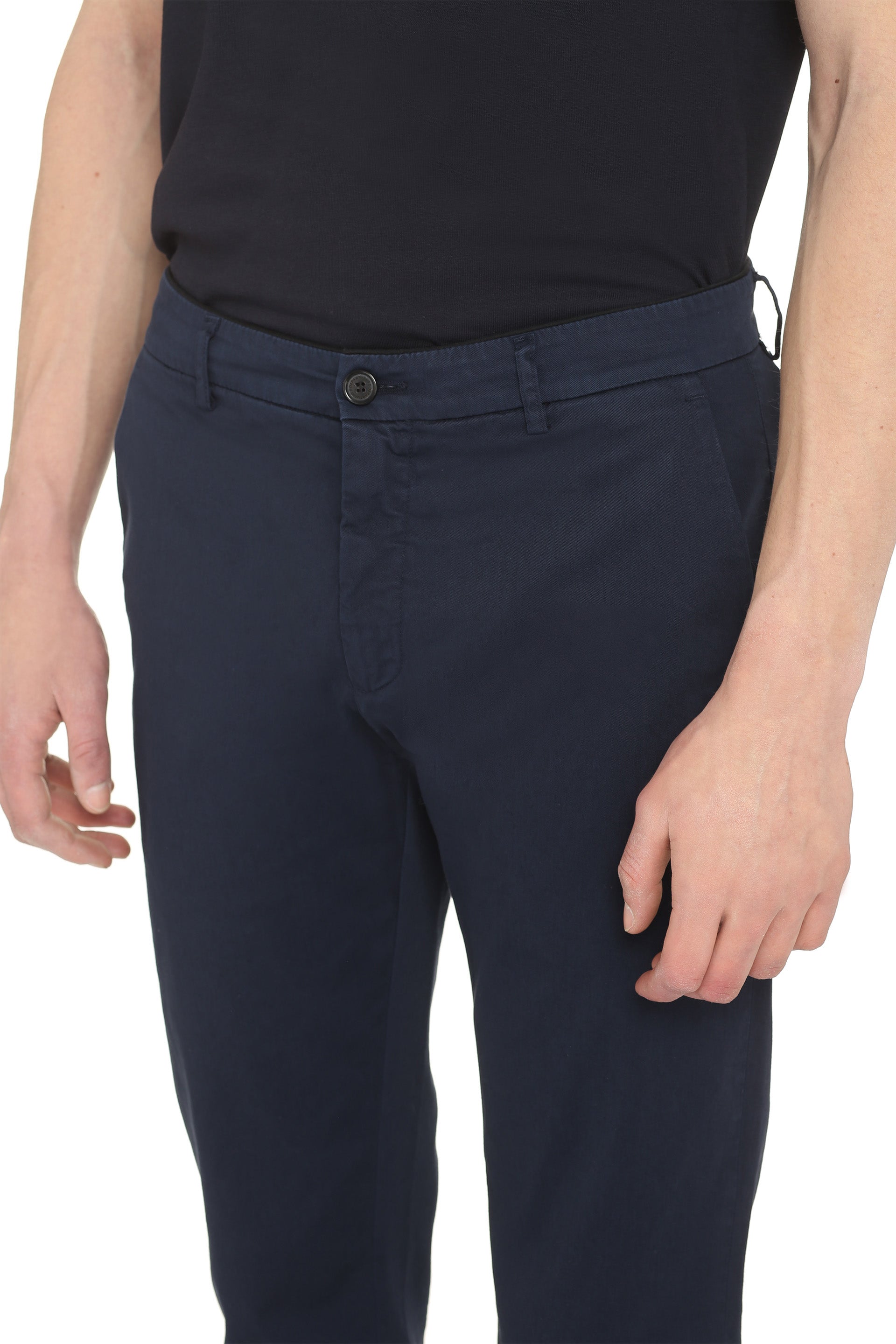 DEPARTMENT FIVE Prince Stretch Cotton Chino Trousers
