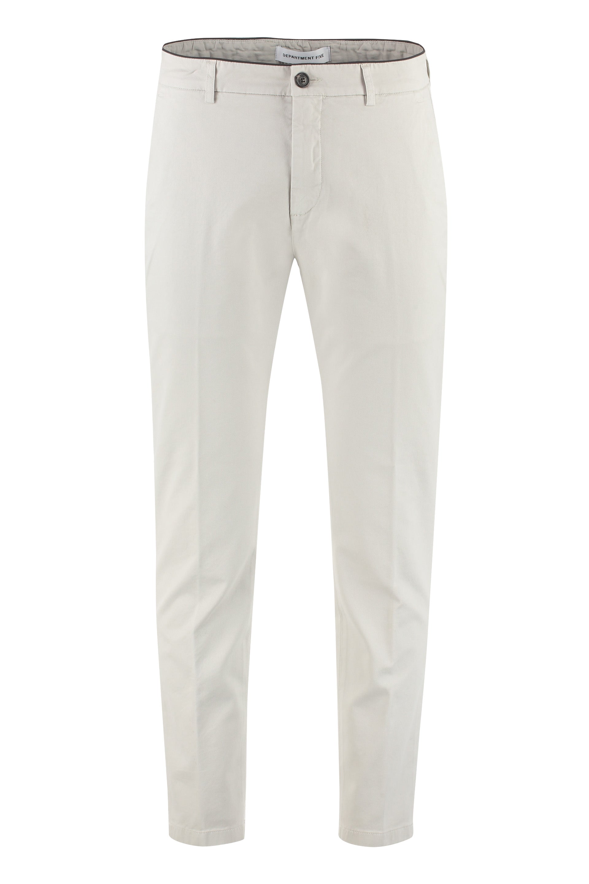 DEPARTMENT FIVE Men's Cotton Chino Trousers with Flap Pockets