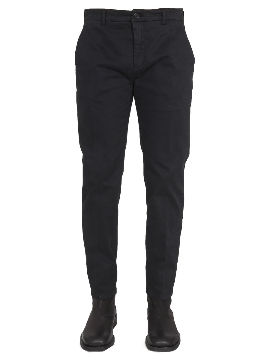 DEPARTMENT FIVE Men's Dressy Prince Pants with Button Closure