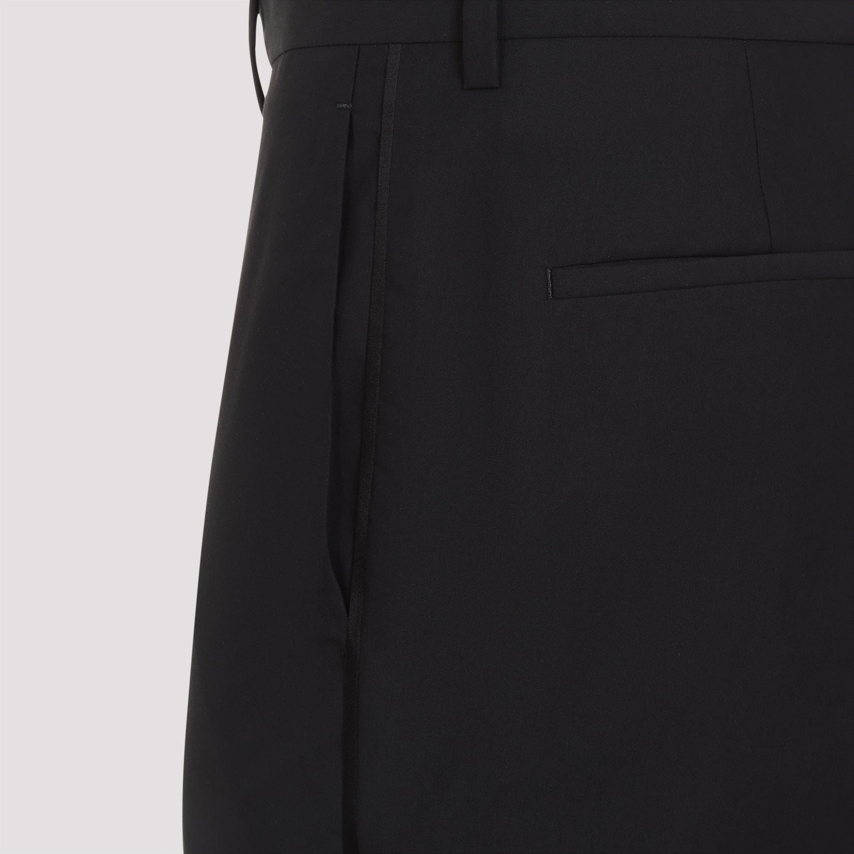 PRADA Cotton Blend Trousers for Men - SS25
