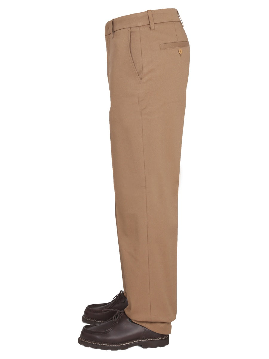 DEPARTMENT FIVE Concealed Closure Belted Pants for Men