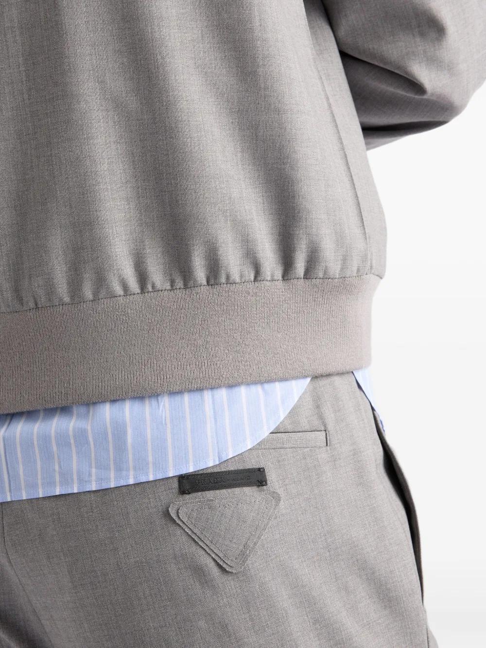 PRADA Superfine Wool Pants for Men - FW25 Collection