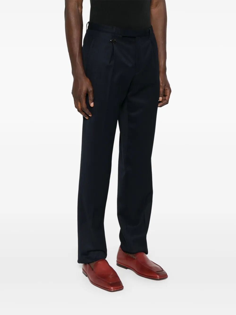 PRADA Tapered Leg Wool Trousers for Men