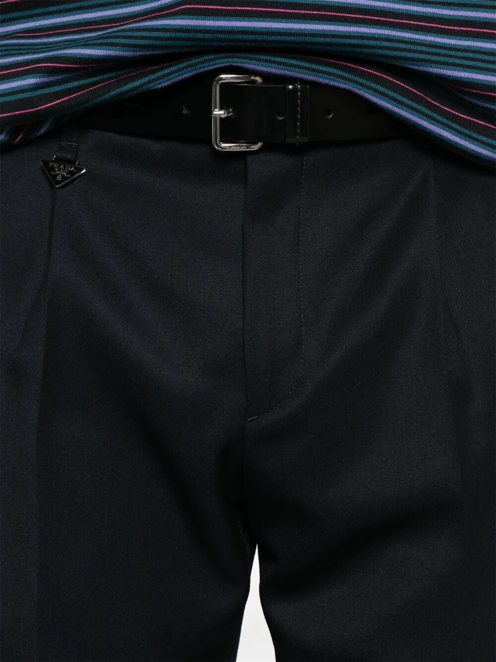 PRADA Tapered Leg Wool Trousers for Men