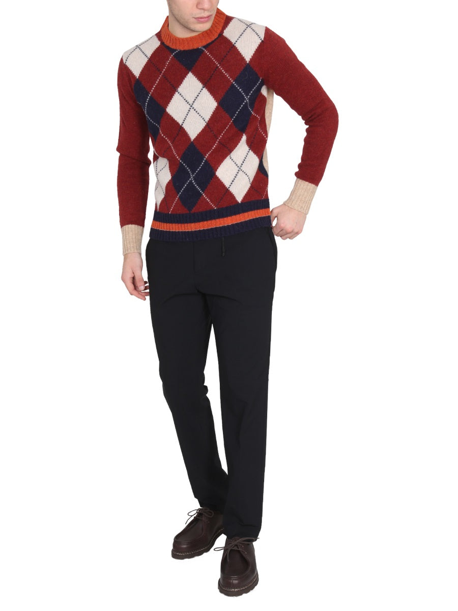 DEPARTMENT FIVE Stylish Men's Slim Fit Pants with Button Closure