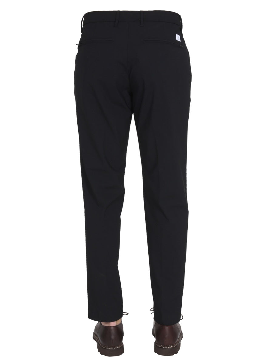 DEPARTMENT FIVE Stylish Men's Slim Fit Pants with Button Closure
