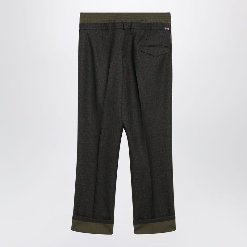 PRADA Men's Trousers with Double Waistband