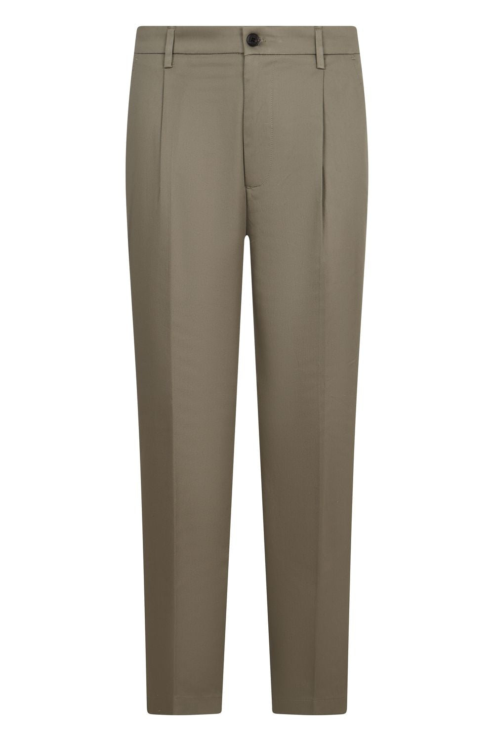 DEPARTMENT FIVE Slim Fit Chino Trousers with Wide Front Pleats