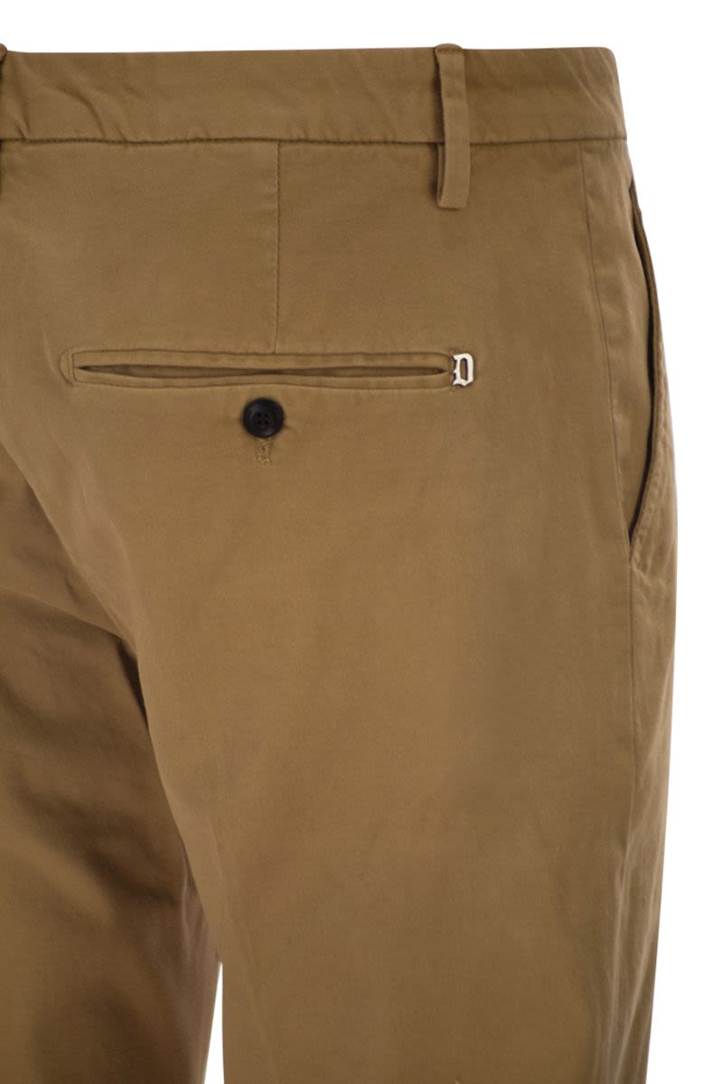 DONDUP Regular Chino Trousers - Men's Fashion Essential