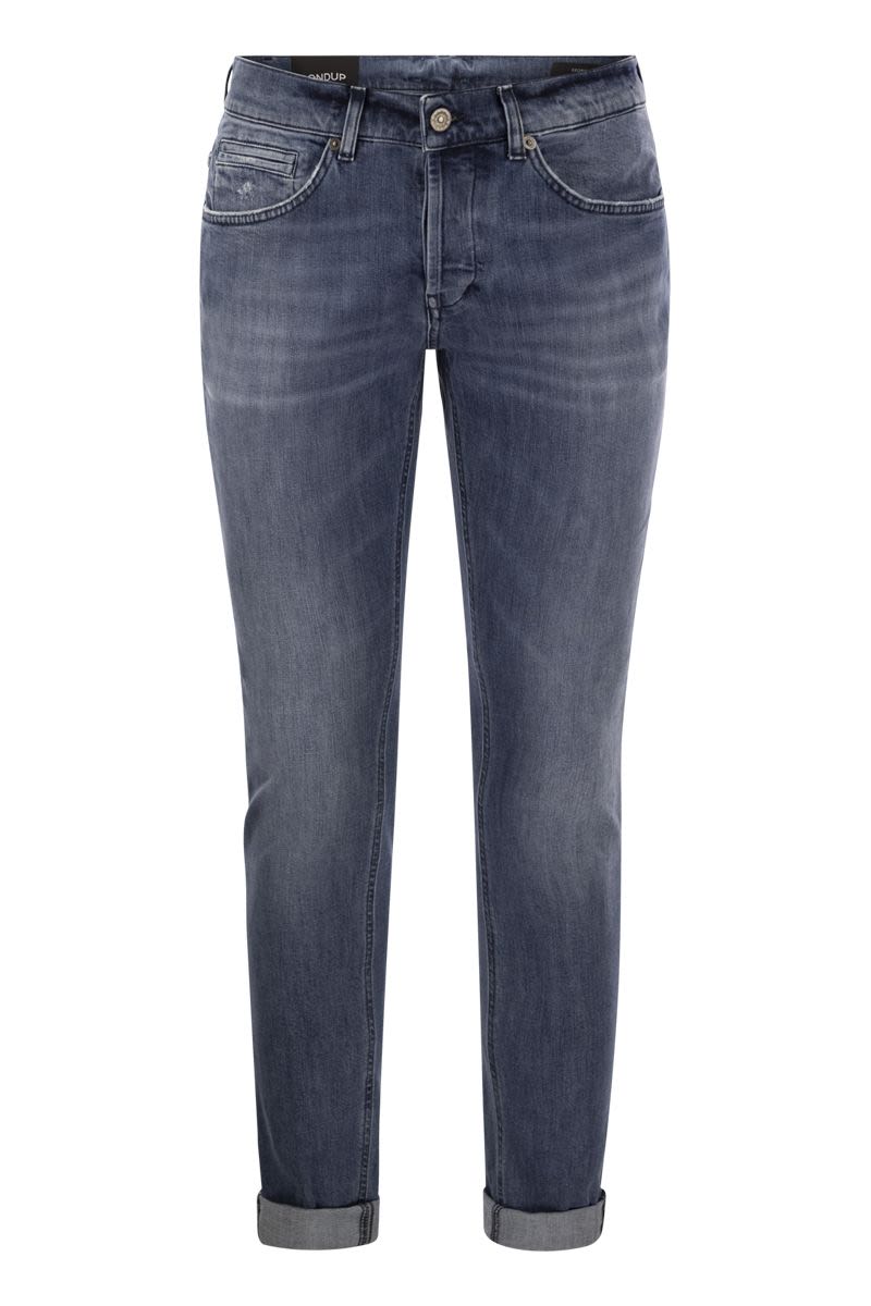 DONDUP George Skinny Fit Low-Rise Five-Pocket Jeans