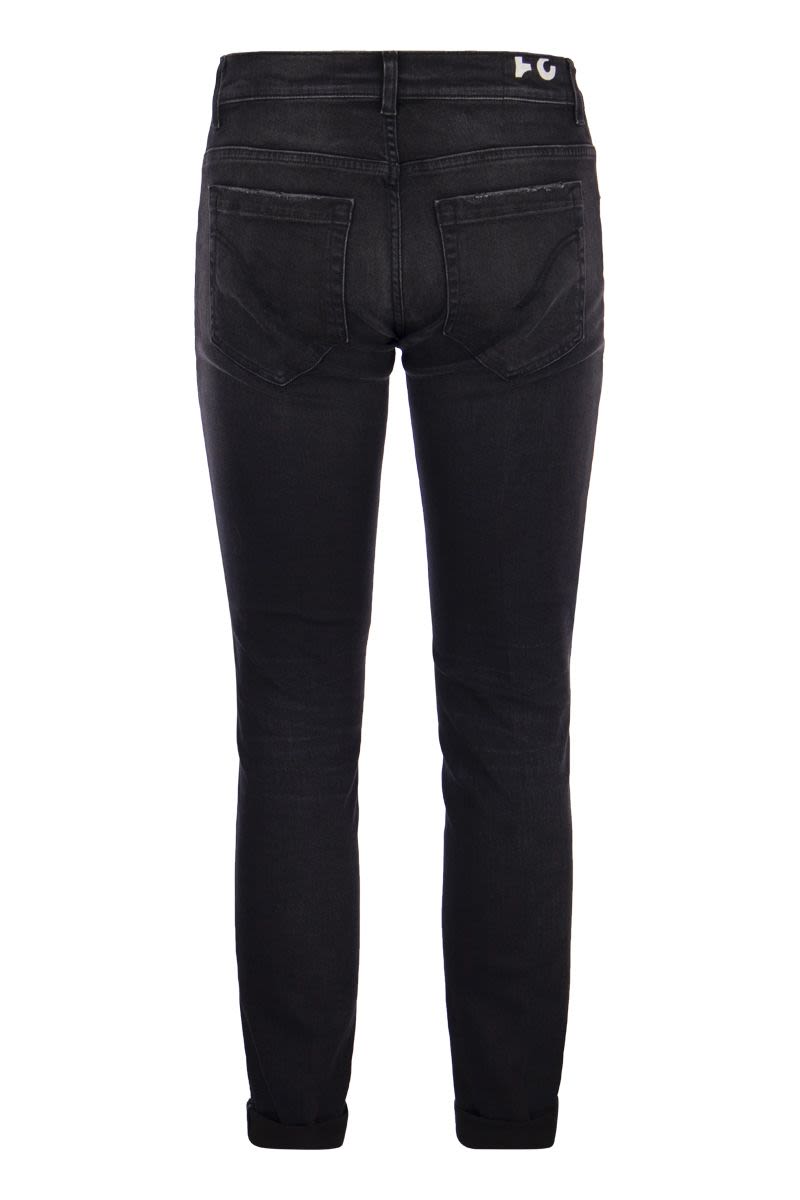 DONDUP George Low-Rise Skinny Fit Five-Pocket Jeans