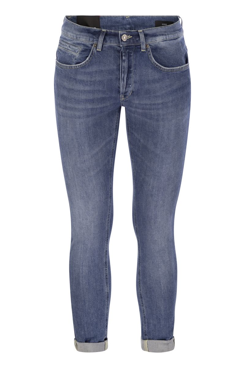 DONDUP Skinny Fit Low-Rise Five-Pocket Jeans
