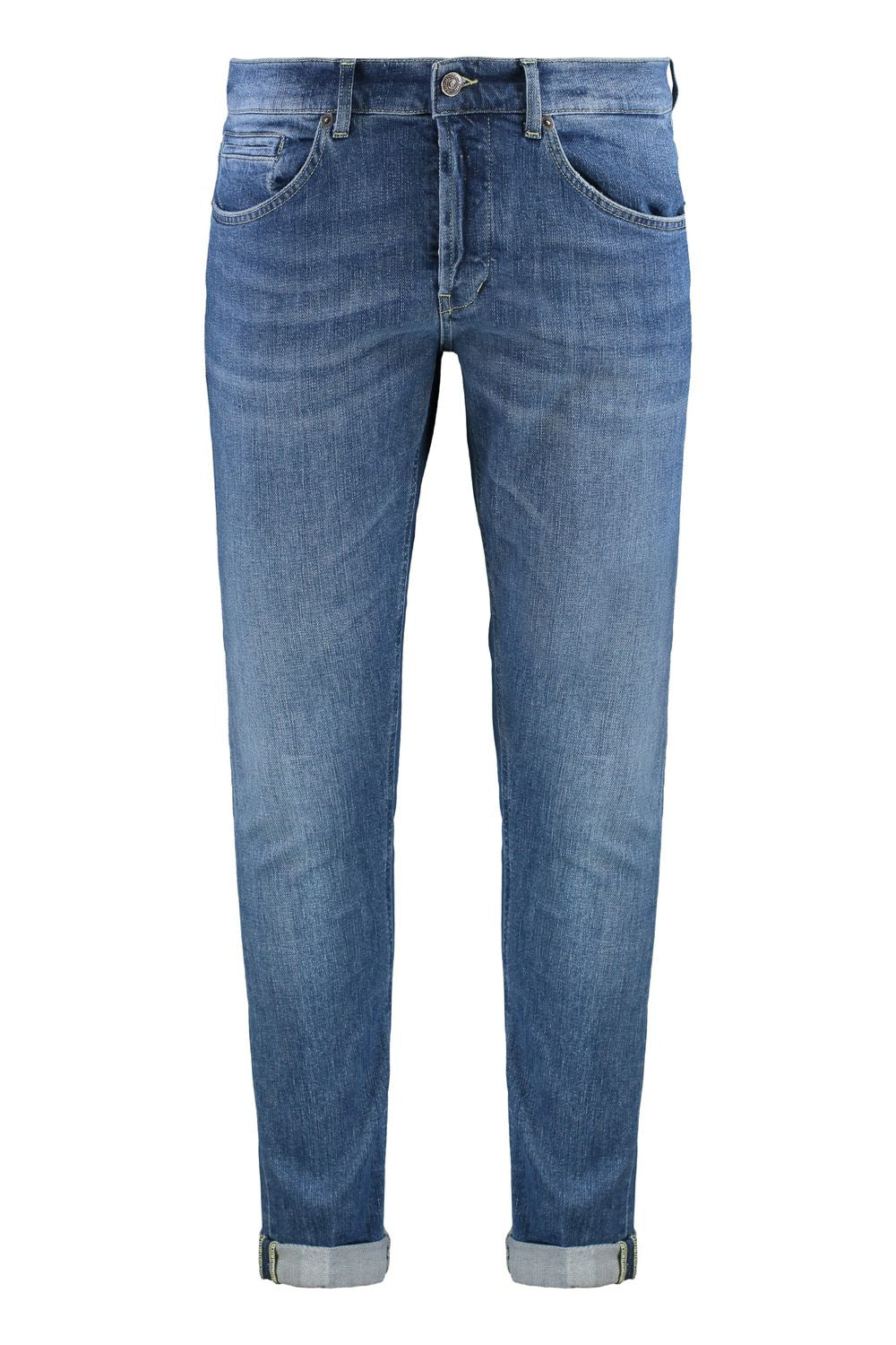 DONDUP Skinny Jeans for Men with Roll-Up Ankle Cuffs