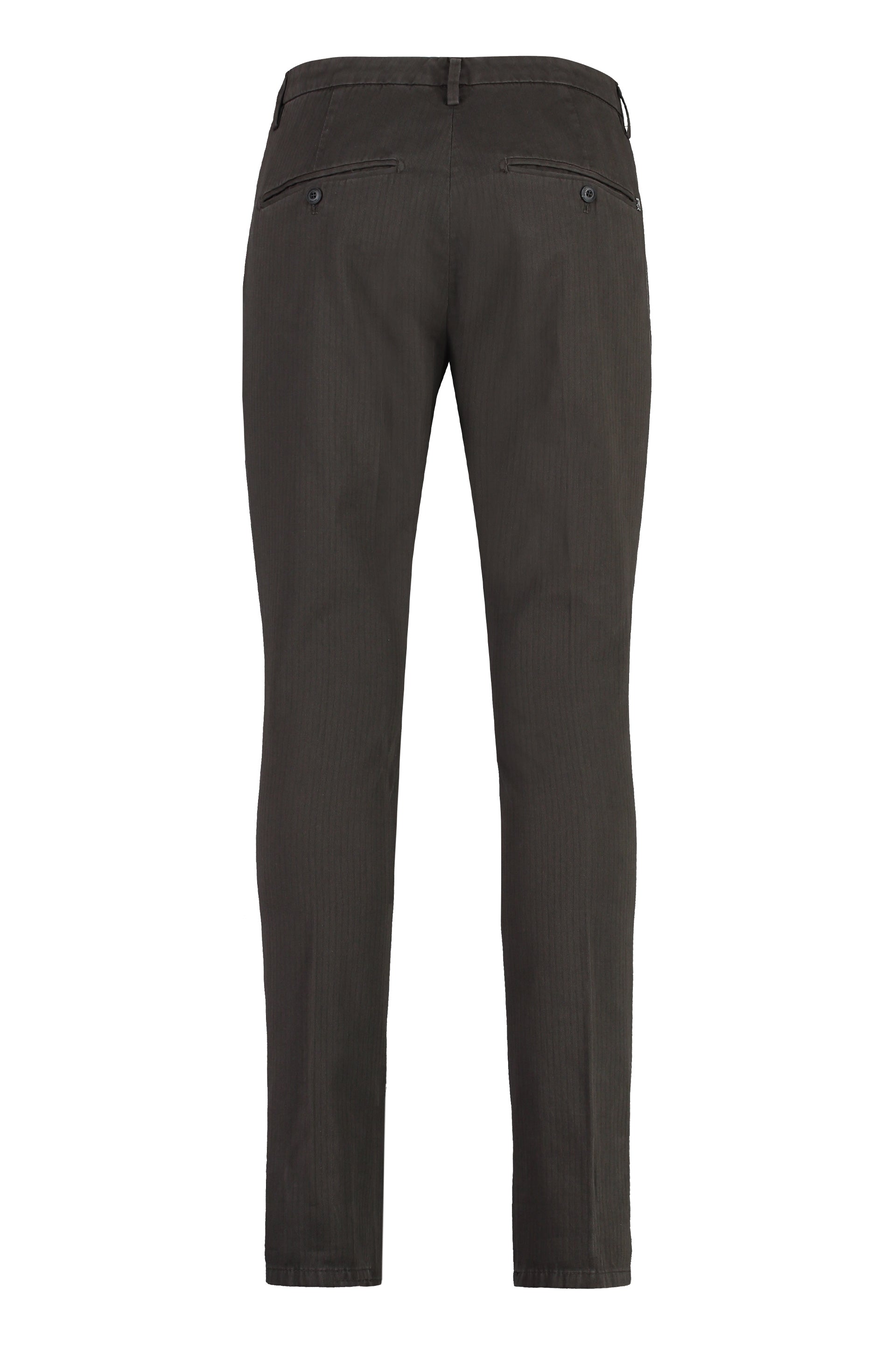 DONDUP Classic Roll-Up Chino Trousers for Men