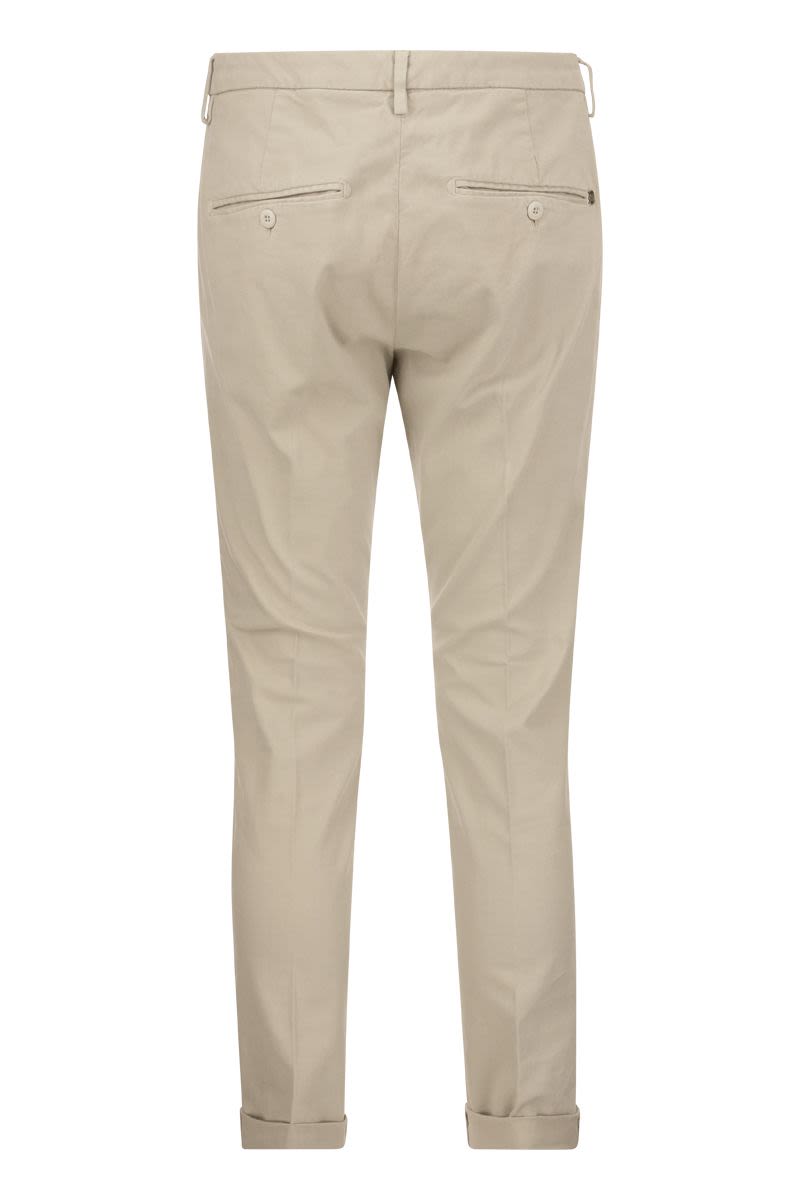 DONDUP Slim-Fit Gabardine Trousers