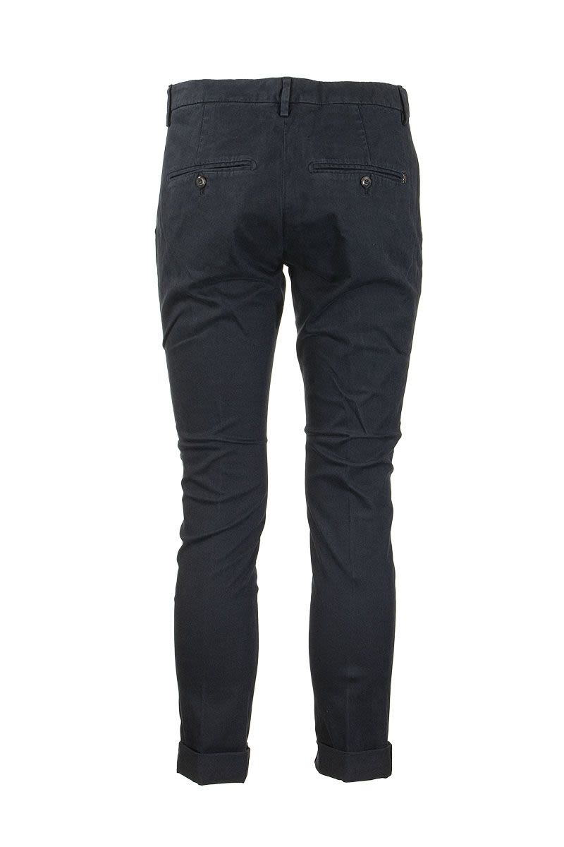 DONDUP Slim-Fit Gabardine Trousers for Men