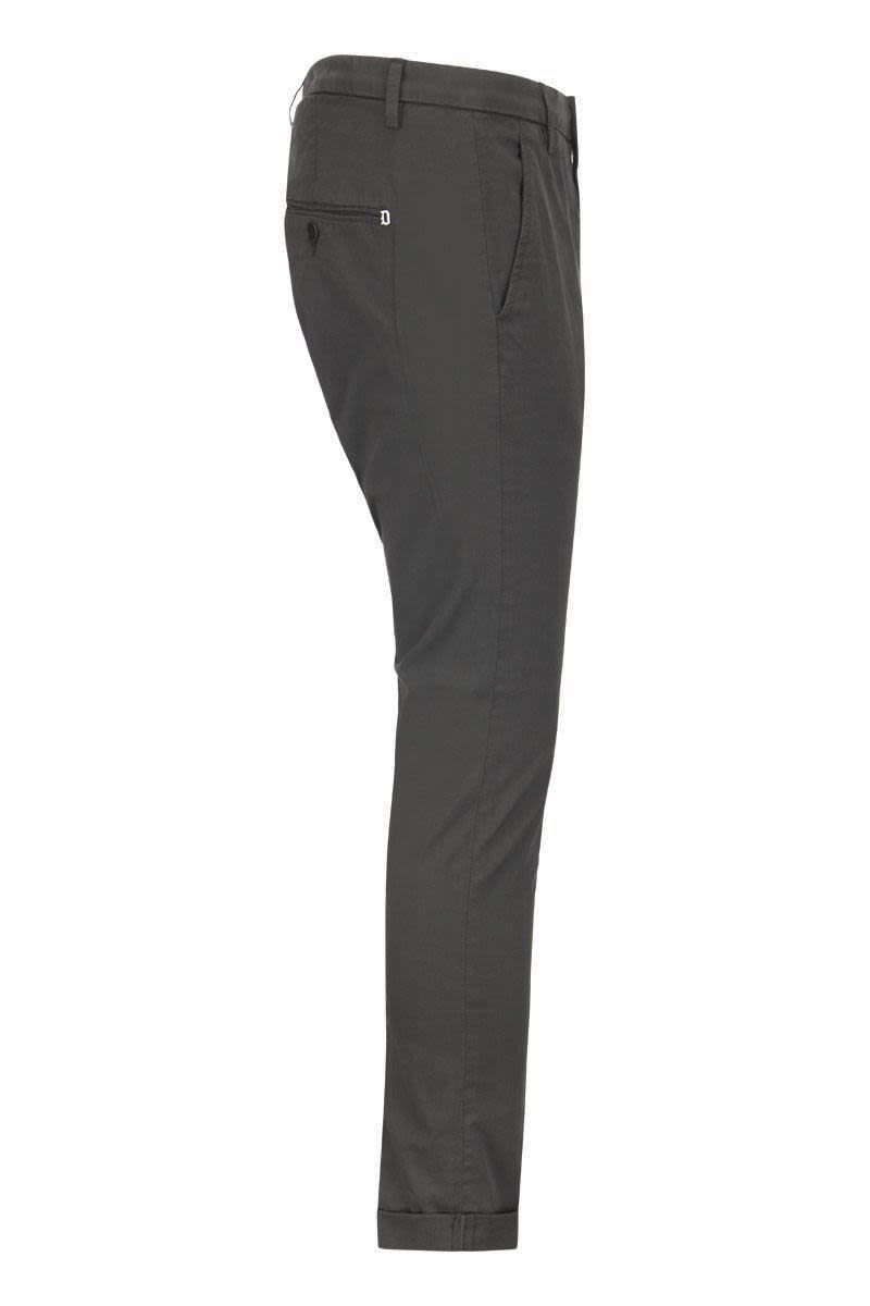 DONDUP Slim-Fit Gabardine Chinos for Men