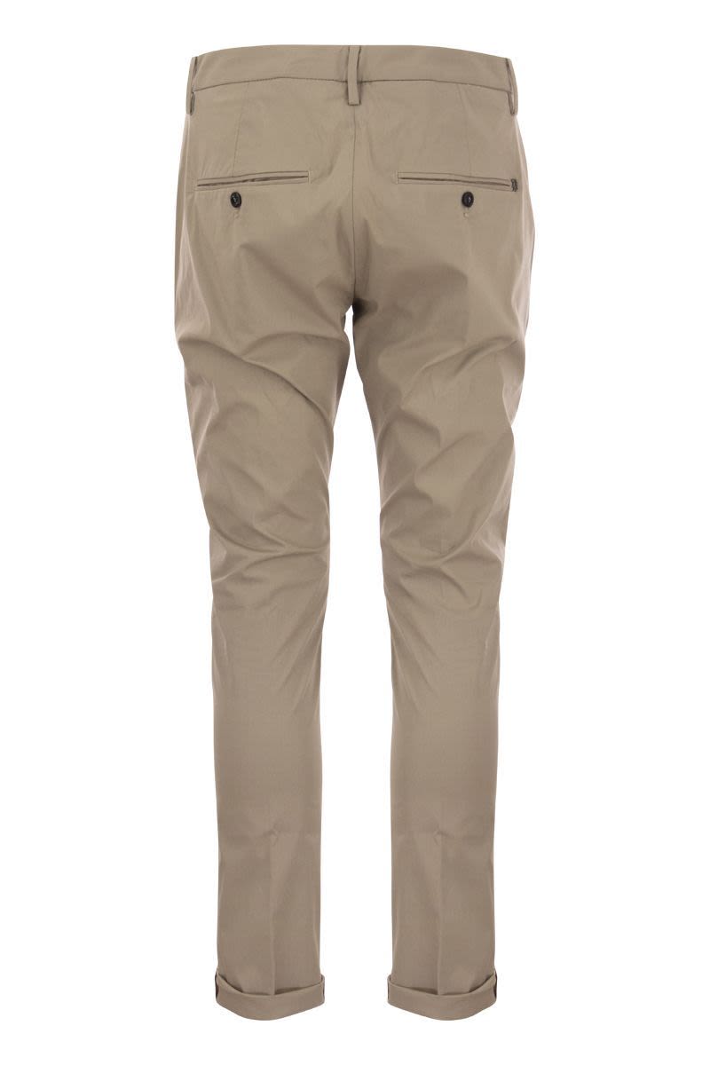 DONDUP Slim-Fit Gabardine Chinos - Low Waist
