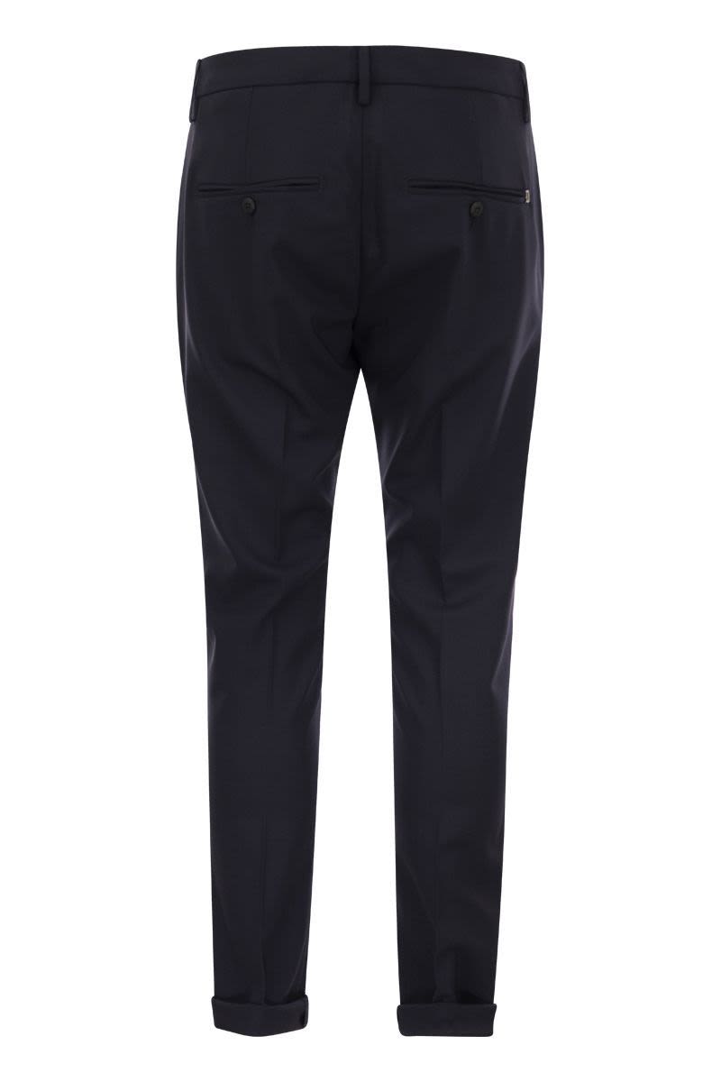 DONDUP Wool-Blend Trousers for Men