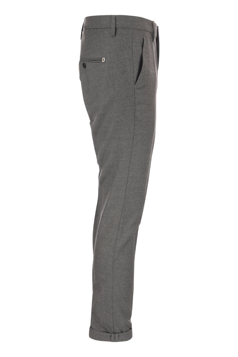DONDUP Slim Fit Trousers - Trendy Everyday Essentials