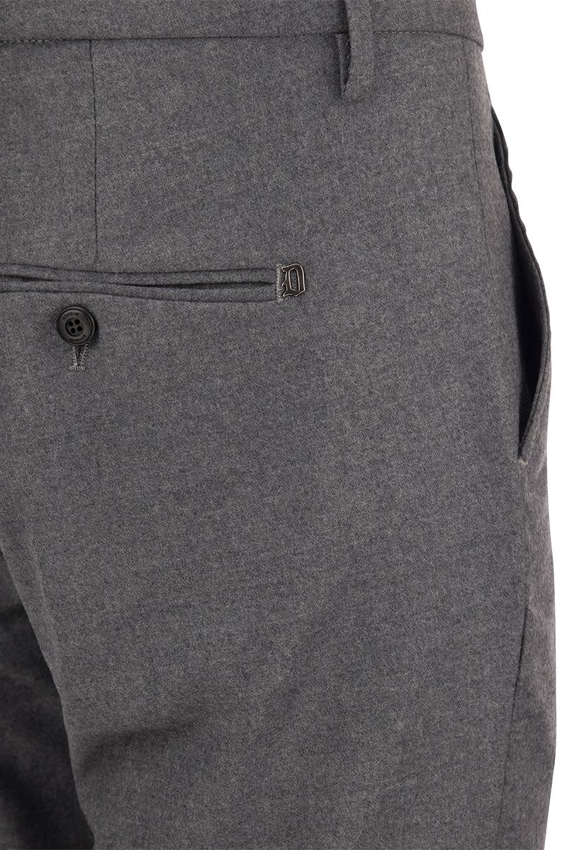 DONDUP Slim Fit Trousers - Trendy Everyday Essentials