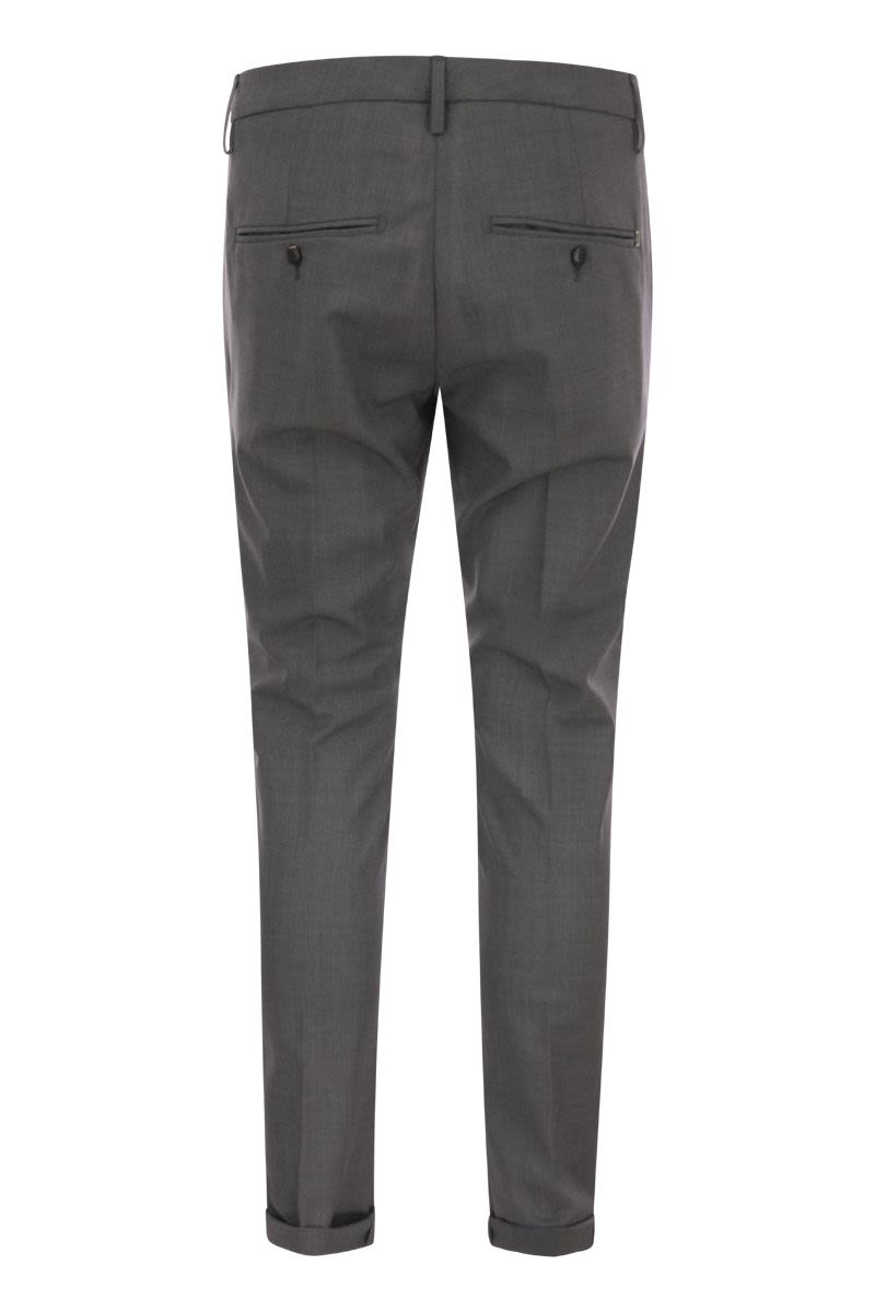 DONDUP Fresh Wool Trousers for Men