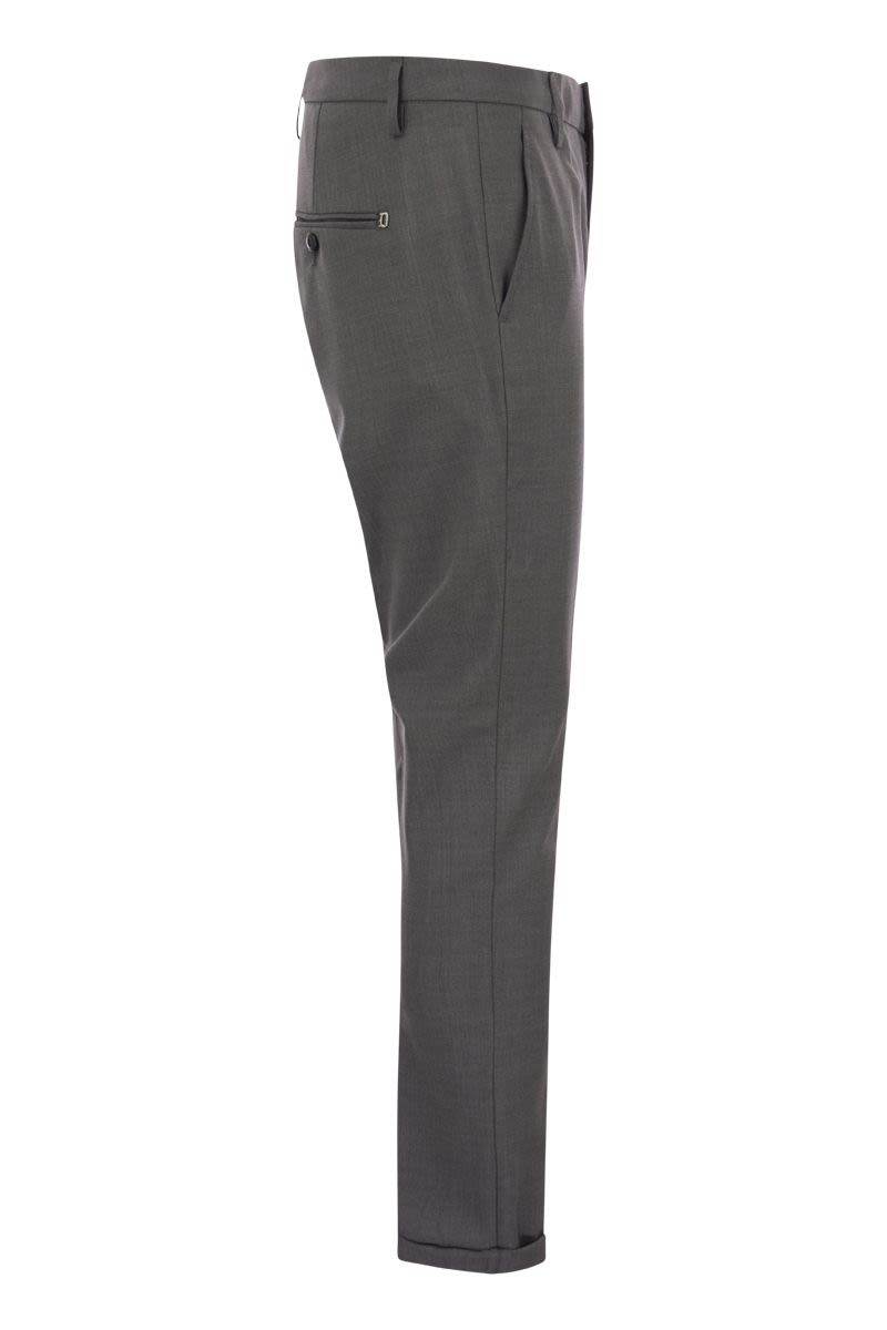 DONDUP Fresh Wool Trousers for Men