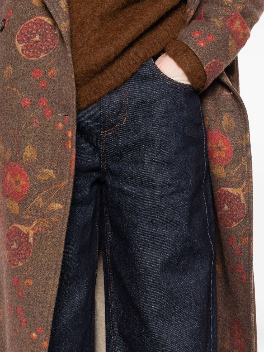 UMA WANG Wide-Leg Trousers for Women - FW25