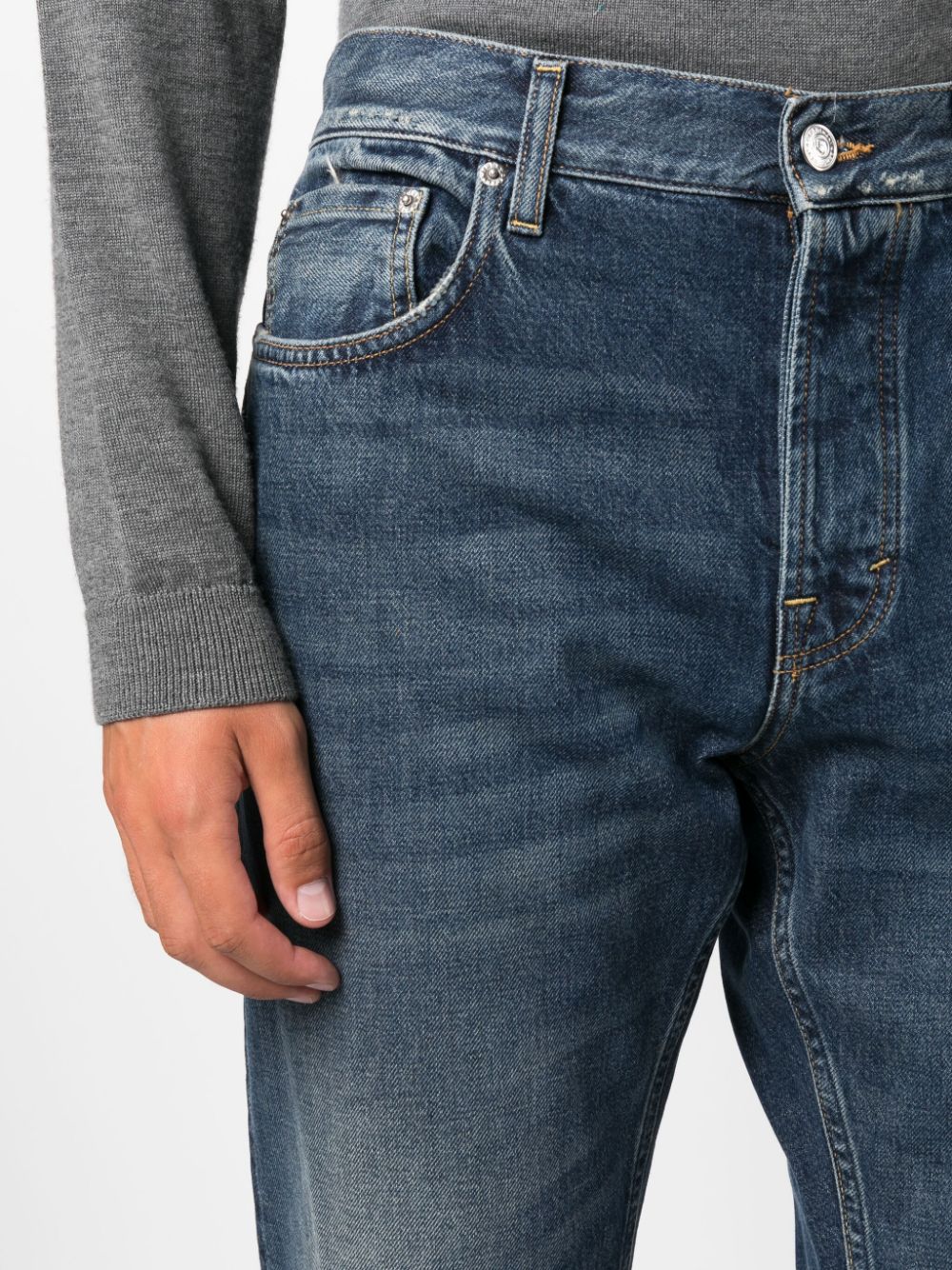 DEPARTMENT FIVE Mid-Rise Slim Fit Denim Jeans