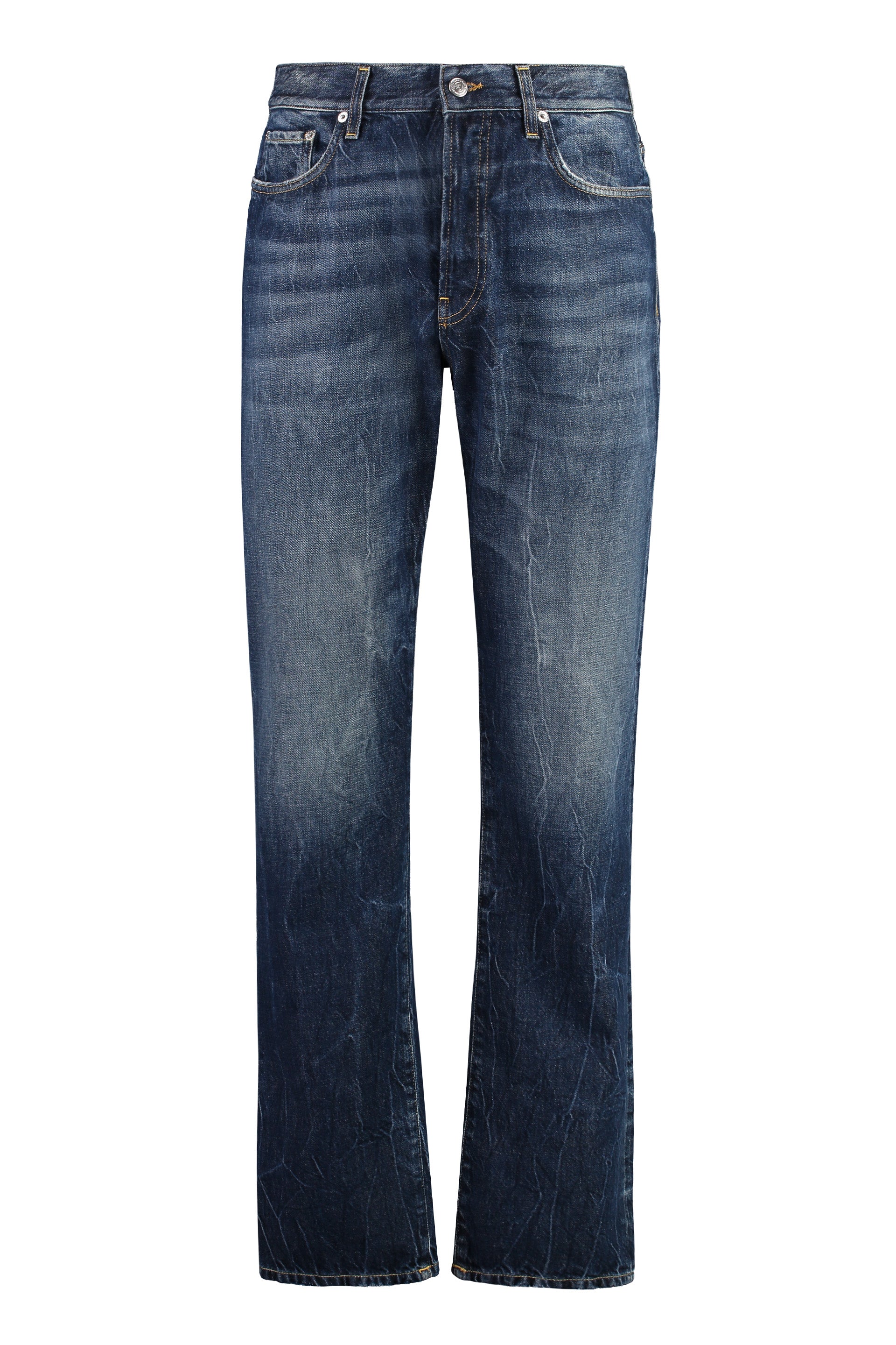 DEPARTMENT FIVE 5-Pocket Straight-Leg Denim Jeans