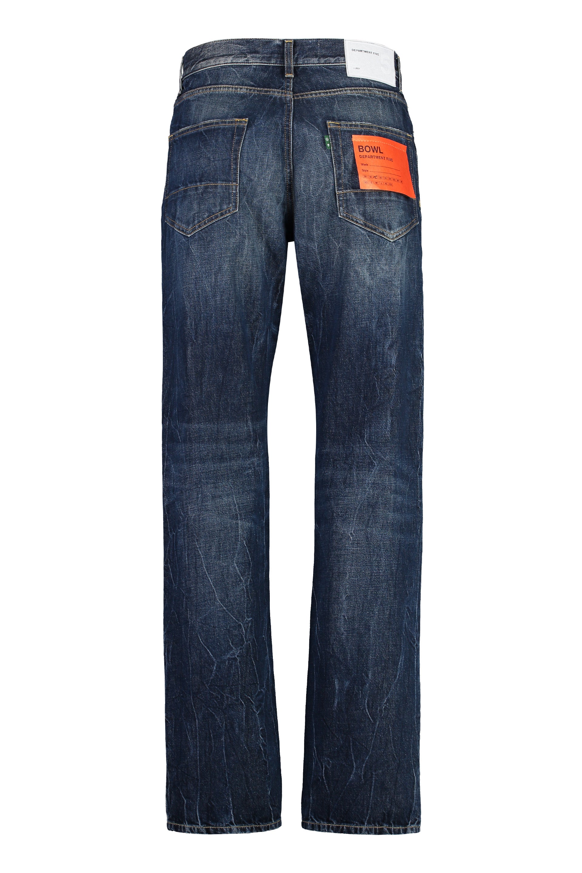DEPARTMENT FIVE 5-Pocket Straight-Leg Denim Jeans