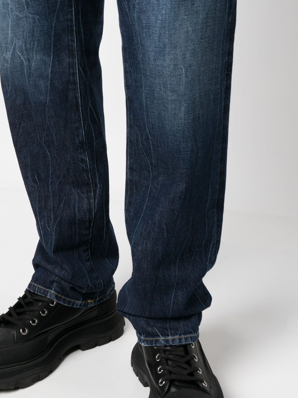 DEPARTMENT FIVE Straight Leg Stonewashed Jeans