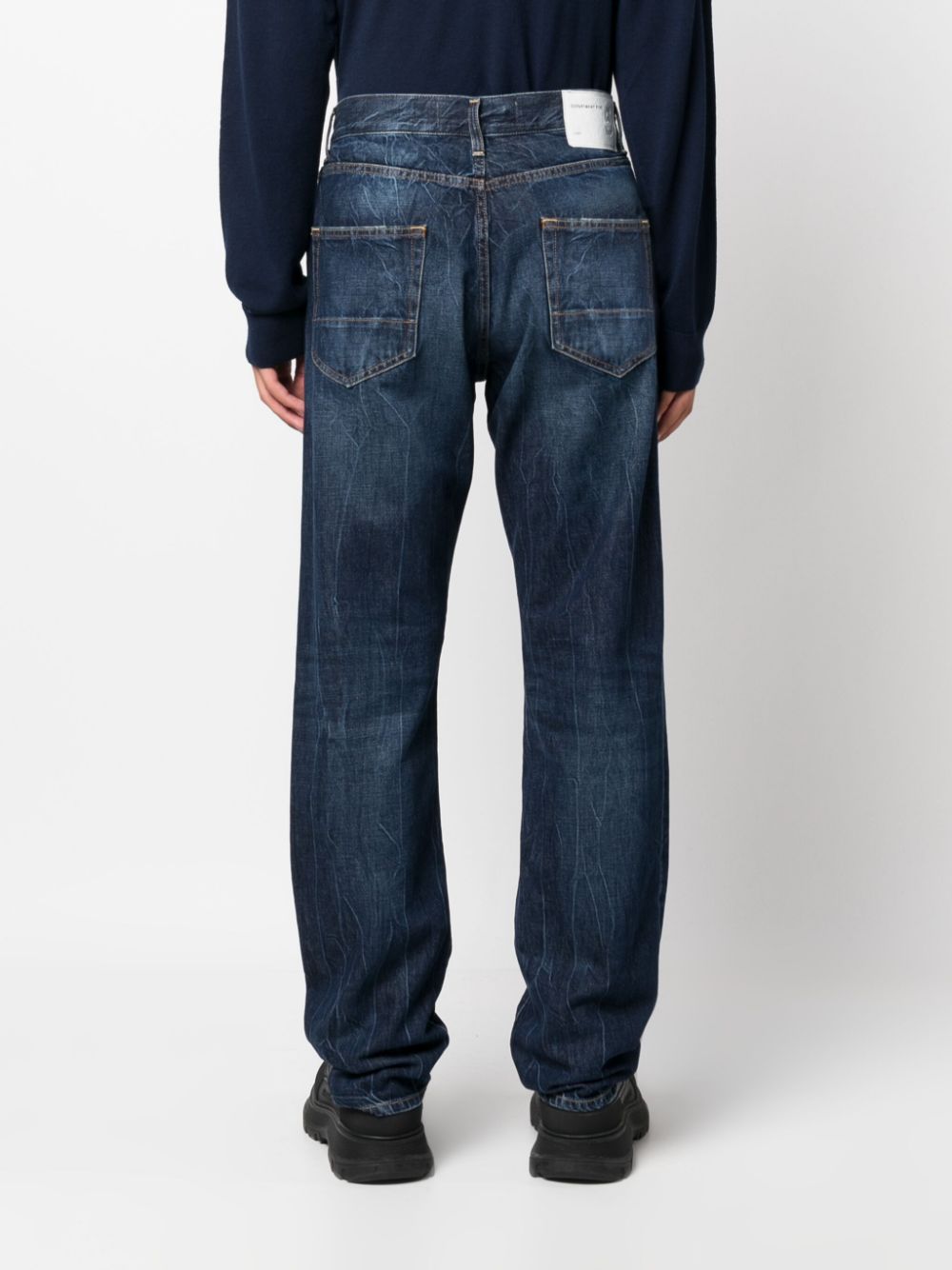 DEPARTMENT FIVE Straight Leg Stonewashed Jeans