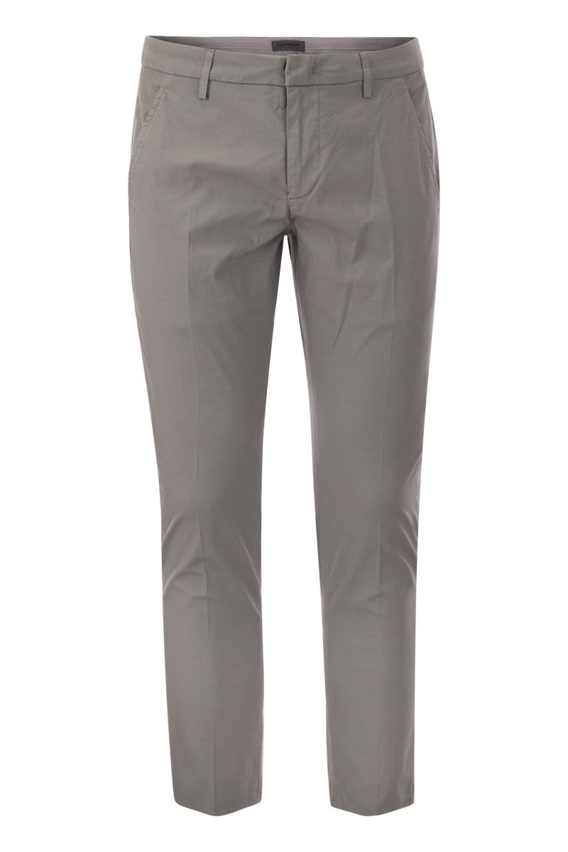 DONDUP Slim-Fit Summer Trousers for Men