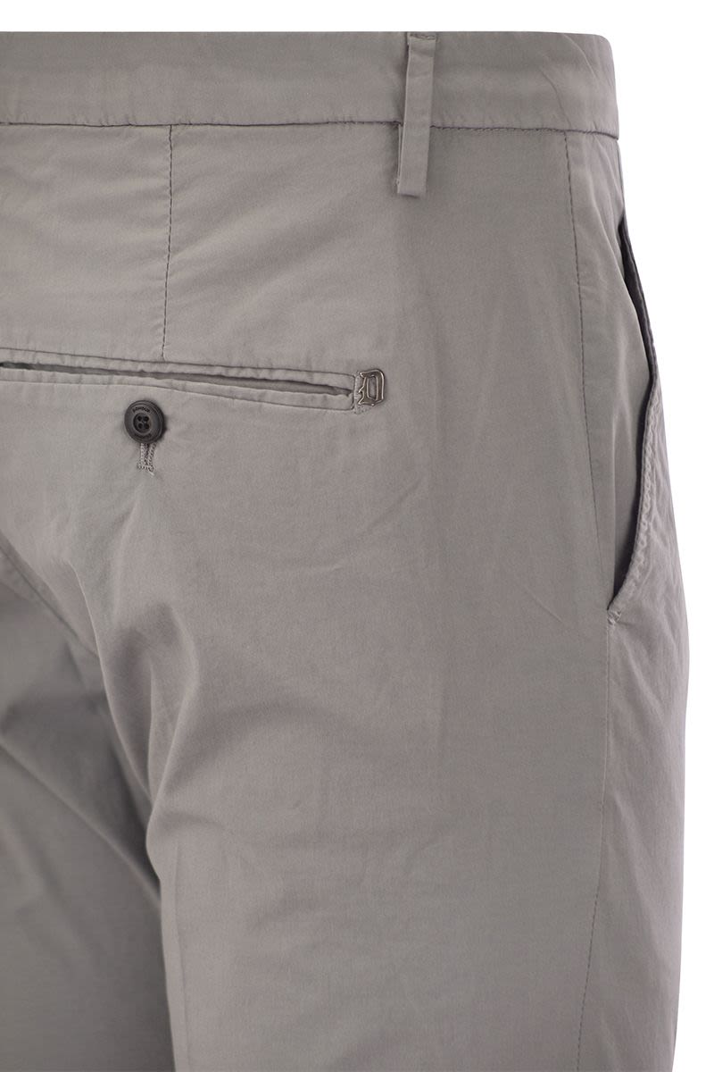 DONDUP Slim-Fit Summer Trousers for Men