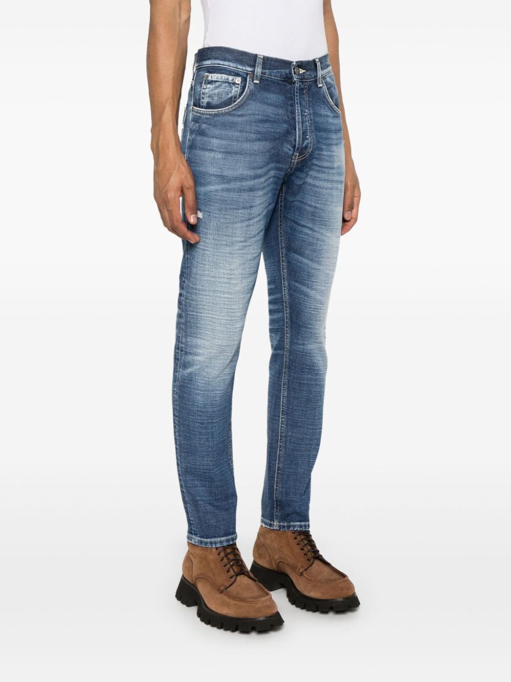 DONDUP Men's Denim Cross Left Hand Jeans - FW25 Collection