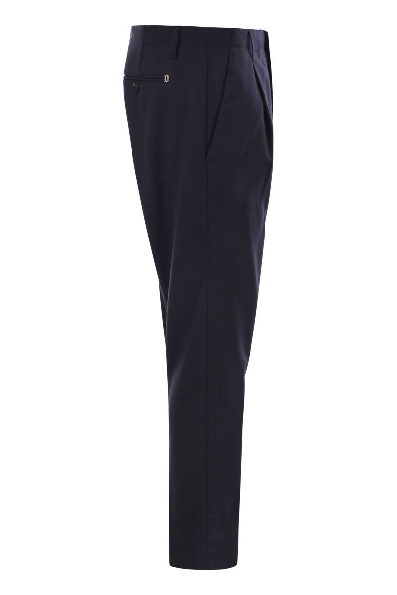 DONDUP Men's Carrot Pants - Wool Blend