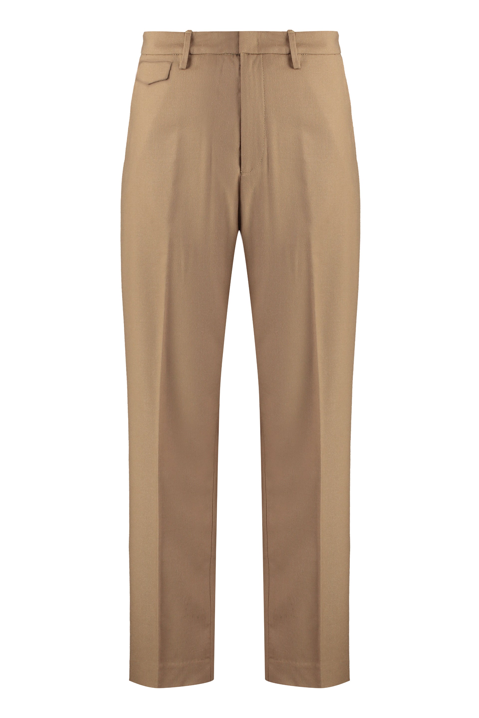 DONDUP Classic Virgin Wool Trousers for Men - Fall/Winter Collection