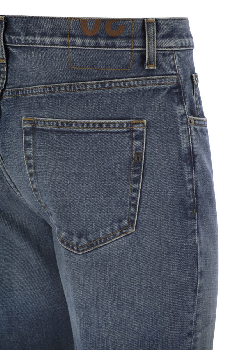 DONDUP Carrot Fit 5-Pocket Jeans for Men