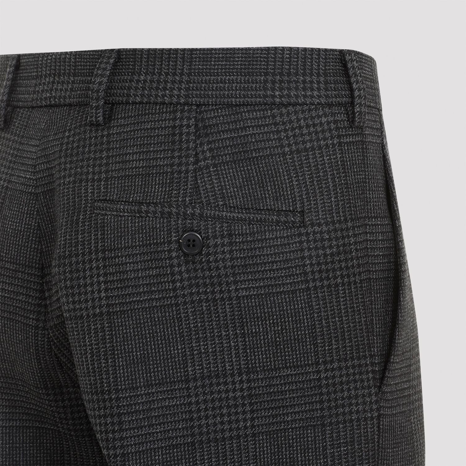PRADA Checked Wool Pants for Men