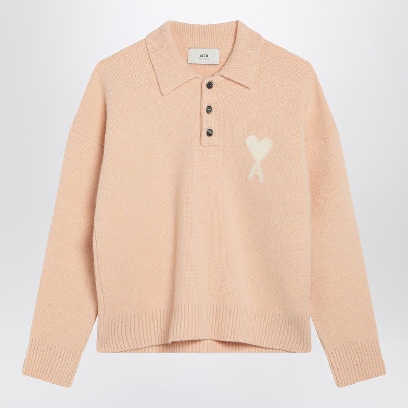 AMI PARIS AMI Of Coeur Polo Sweater - Men's