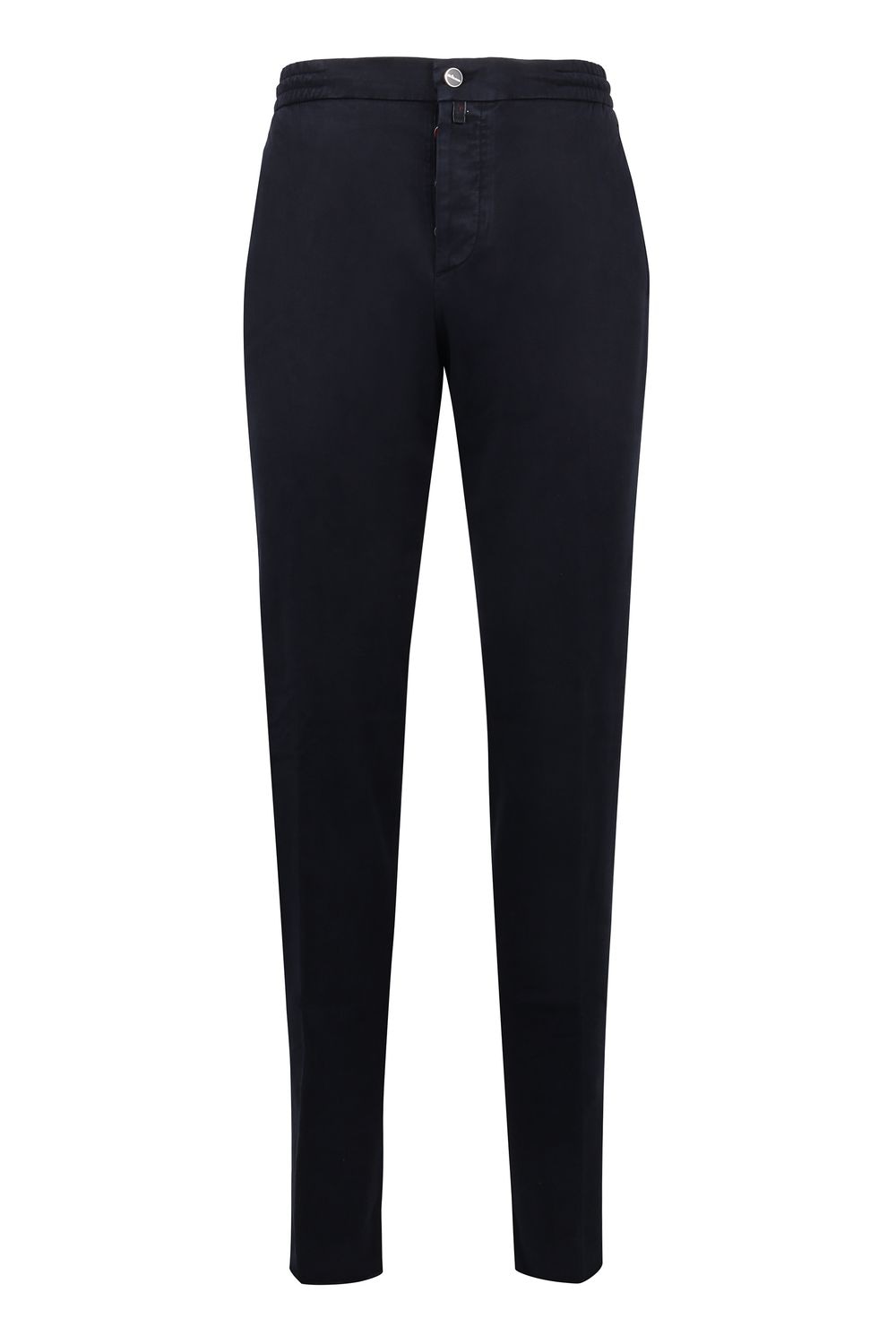 KITON Premium Wool Trousers with Elastic Back Waist Insert