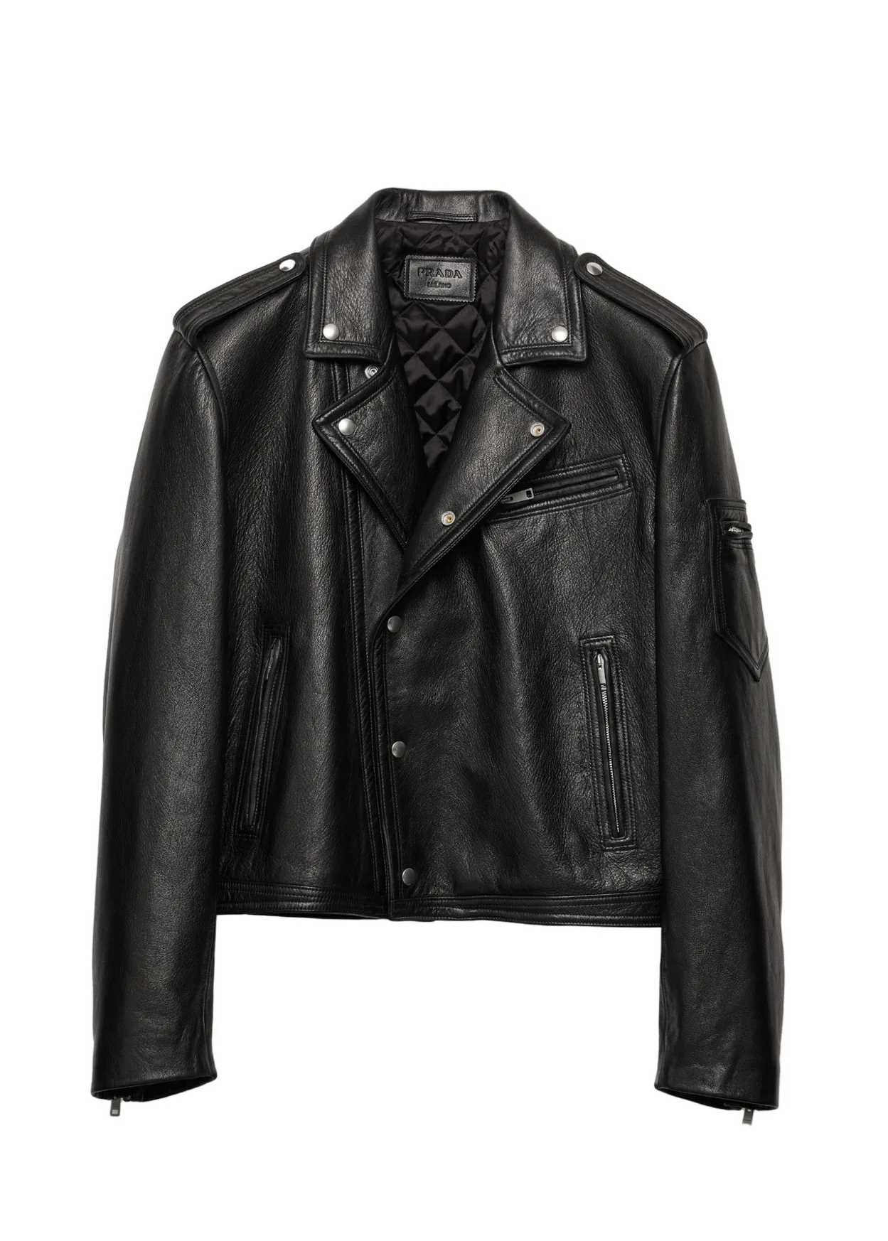 PRADA Men's Classic Leather Jacket